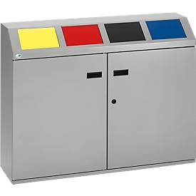 Wertstoffsortiersystem, 4-fach