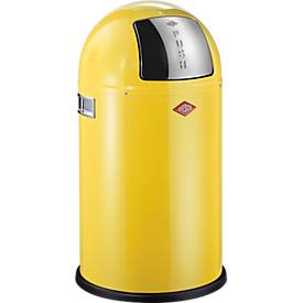 Wesco Abfalleimer Pushboy junior, Inhalt 22 L, mit Deckel, mit Inneneimer