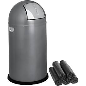 Abfallsammler Pushboy + Abfallsäcke, GRATIS