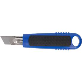 Westcott Sicherheitscutter mit zurückziehbarer Stahlklinge, 18 mm, blau