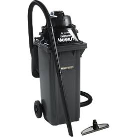 Wet/dry vacuum cleaner Manutec®-Mammut, 1100 W, incl. large waste garbage can, 120 l, 1 cartridge filter &amp; 1 fleece filter