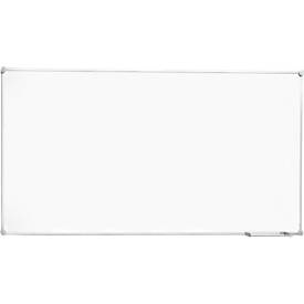 Whiteboard 2000 MAULpro, weiß emailliert, Rahmen alusilber, 1800 x 900 mm