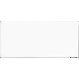 Whiteboard 2000 MAULpro, weiß emailliert, Rahmen platingrau, 1200 x 3000 mm