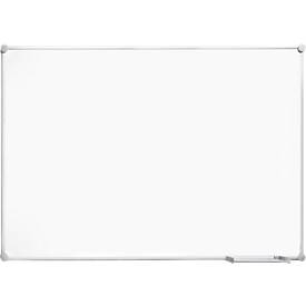 Whiteboard 2000 MAULpro, weiß emailliert, Rahmen silber, 1200 x 900 mm