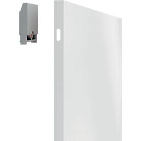 Whiteboard Franken Infinity, rahmenlos, beliebig erweiterbar, magnethaftend, B 1200 x H 900 mm, lackierter Stahl, weiß, inkl. Montagematerial