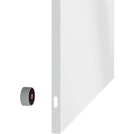 Whiteboard Franken Infinity, rahmenlos, beliebig erweiterbar, magnethaftend, B 1200 x H 900 mm, lackierter Stahl, weiß, inkl. Montagematerial