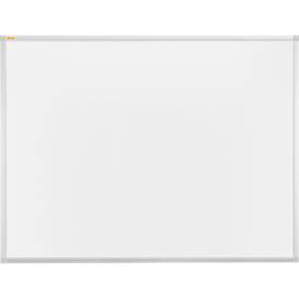 Whiteboard Franken X-tra!Line, emaillierte Oberfläche, magnethaftend, beschriftbar, inkl. Ablageschale, B 1200 x H 900 mm, Stahl/Aluminium, weiß-silber