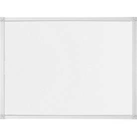 Whiteboard Franken X-tra!Line, emaillierte Oberfläche, magnethaftend, beschriftbar, inkl. Ablageschale, B 600 x H 450 mm, Stahl/Aluminium, weiß-silber