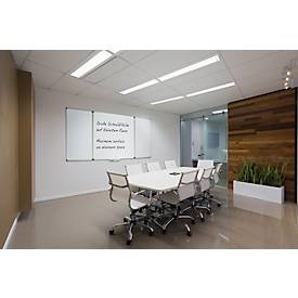 Whiteboard-Klapptafel MAULstandard, grau kunststoffbeschichtet, magnethaftend, 2 Flügel, B 1200 x H 1000 mm