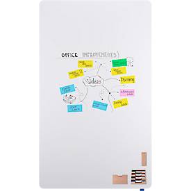 Whiteboard Legamaster Essence, für die Wandmontage im Hochformat, B 1200 x H 2000 mm, Stahl weiß emailliert, magnethaftend, inkl. Befestigungsmaterial