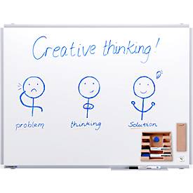 Whiteboard Legamaster PREMIUM PLUS, Höhe 750 mm, Breite 1000 mm