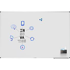 Whiteboard Legamaster UNITE, magnetisch, Markerablage, B 1500 x T 12,6 x H 1000 mm, lackierter Stahl, weiß