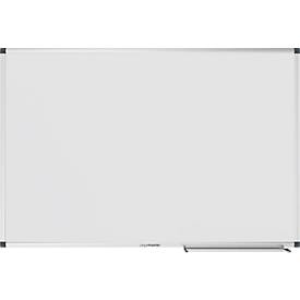 Whiteboard Legamaster UNITE, magnetisch, Markerablage, B 900 x T 12,6 x H 600 mm, lackierter Stahl, weiß
