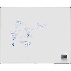 Whiteboard Legamaster UNITE PLUS, magnetisch, Markerablage, B 1500 x T 12,6 x H 1200 mm, emaillierter Keramikstahl, weiß