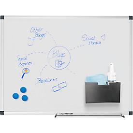 Whiteboard Legamaster UNITE PLUS, magnetisch, Markerablage, B 600 x T 12,6 x H 450 mm, emaillierter Keramikstahl, weiß