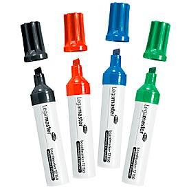 Legamaster TZ 150 Whiteboard-Marker, Keilspitze 2-7mm, Set mit Schwarz, Rot, Blau, Grün, Nachfüllbar - Bild 1