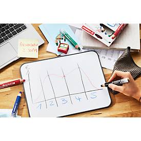 Whiteboard Marker Stabilo MarkDry, Rundpsitze, 1-10 mm, schnell trocknend, vers. Farben