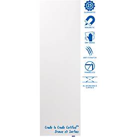 Whiteboard-Module Legamaster “Wall-Up”, rahmenlos, magnethaftend, B 595 x H 2000 mm, weiß