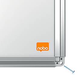 Whiteboard Nobo Premium Plus, magnethaftend, mit Ablageschale, B 1500 x H 1000 mm, Stahl lackiert, weiß, inkl. Boardmarker