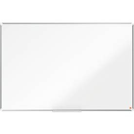 Whiteboard Nobo Premium Plus, magnethaftend, mit Ablageschale, B 1500 x H 1000 mm, Stahl lackiert, weiß, inkl. Boardmarker
