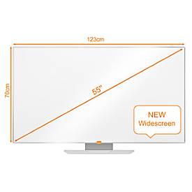 Whiteboard nobo Widescreen, emailliert, 700 x 1230 mm