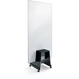 Whiteboard Sigel Business meet up, Metall weiß lackiert, magnethaftend, mobil, B 900 x H 1800 mm