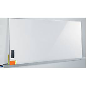 Image of Whiteboard Sigel Business meet up, Metall weiß lackiert, magnethaftend, mobil, B 900 x H 1800 mm