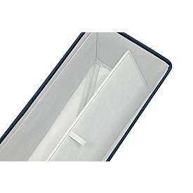 Whiteboard-Zubehörtasche Nobo, mit Inhalt, magnetischer Deckel, zusammenklappbar, bis 8 kg, B 299 x T 355 x H 230 mm, Recyclingstoff, anthrazitgrau