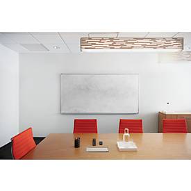 Whiteboardfolie Post-it® Flex Write Surface, selbstklebend, beschreibbar, Mikrofasertuch & Sprühflasche, 1 Blatt auf Rolle, B 1220 x H 1830 mm, weiß