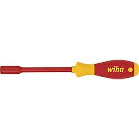 WIHA Sechskantsteckschlüssel 322 Modell 00857, SW 6 mm, Klingen-L. 125 mm, VDE isoliert, Mehrkomponentengriff