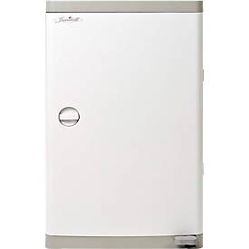 Windeleimer Janibell Diaper Pail, Volumen 43 l, mit Fußpedal & Doppeldeckel, L 140 x B 292 x H 422 mm, ABS-Kunststoff, weiß