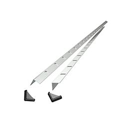 Winkelprofil, für Steckregal, weiß