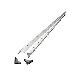 Winkelprofil, für Steckregal, weiß