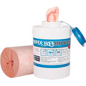 WIPEX Feuchttuchsystem Wet Hand & Tool, 200 x 380 mm, Nachfüllpack o. Starter-Set