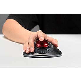 Wireless Trackball Kensington Orbit, mit Scroll-Ring, für Links- und Rechtshänder, 2.4 GHz & Bluetooth, B 140 x T 155 x H 82 mm, schwarz