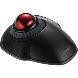 Wireless Trackball Kensington Orbit, mit Scroll-Ring, für Links- und Rechtshänder, 2.4 GHz & Bluetooth, B 140 x T 155 x H 82 mm, schwarz