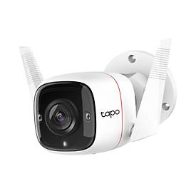 WLAN Kamera tp-link Tapo C310, für Außen, 3MP HD, Nachtsicht, Bewegungsmelder, Ton-/Lichtalarm, IP66, Ethernet, microSD,