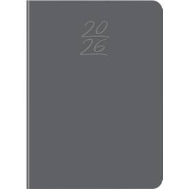 Wochenplaner Korsch Colour 2026, 160 Seiten, B 110 x H 155 mm, Papier/Kunststoff, anthrazit