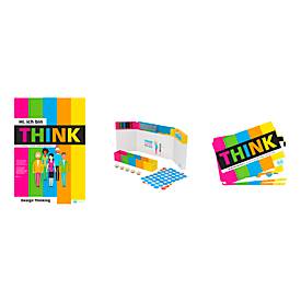 Workshop Set PLAYROOM THINK FLIP, 1 Flipchartblock mit 14 vorgedruckten Blatt für Design Thinking/Innovationsprozesse + Zubehör, mehrfarbig