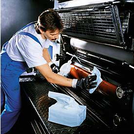 WYPALL* Wischtuch L-30 ULTRA + Großrolle, aus Airflexmaterial, 750 Tücher, 3-lagig, blau