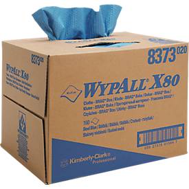 WYPALL* Wischtuch X-80, aus Hydroknitmaterial, 160 Tücher, 1-lagig, stahlblau
