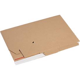 Xenial Faltkartons, 1-wellig, L 140 x B 238 x H 147 mm, bis 20 kg, braun, 20 Stück