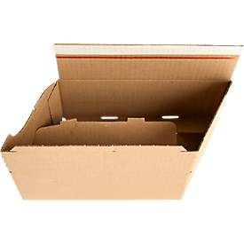 Xenial Faltkartons, 1-wellig, L 140 x B 238 x H 147 mm, bis 20 kg, braun, 20 Stück