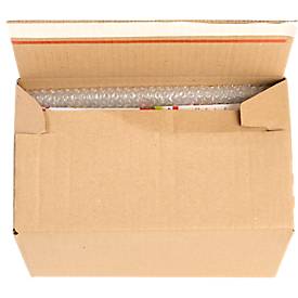 Xenial Faltkartons, 1-wellig, L 140 x B 238 x H 147 mm, bis 20 kg, braun, 20 Stück