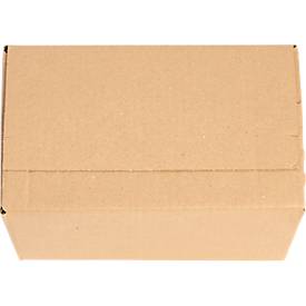 Xenial Faltkartons, 1-wellig, L 140 x B 238 x H 147 mm, bis 20 kg, braun, 20 Stück