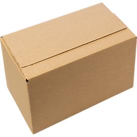 Xenial Faltkartons, 1-wellig, L 140 x B 238 x H 147 mm, bis 20 kg, braun, 20 Stück