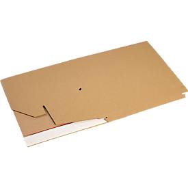 Xenial Faltkartons, 1-wellig, L 236 x B 326 x H 140 mm, bis 20 kg, braun, 20 Stück