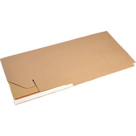 Xenial Faltkartons, 1-wellig, L 290 x B 420 x H 190 mm, bis 20 kg, braun, 20 Stück
