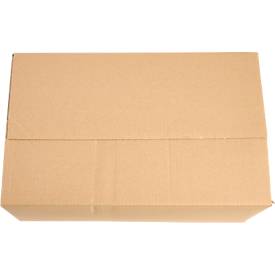 Xenial Faltkartons, 1-wellig, L 290 x B 420 x H 190 mm, bis 20 kg, braun, 20 Stück