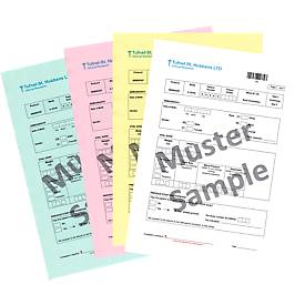 Xerox Premium Digital Carbonless Papier 003R99111, DIN A4 4-fach weiß/gelb/pink/blau